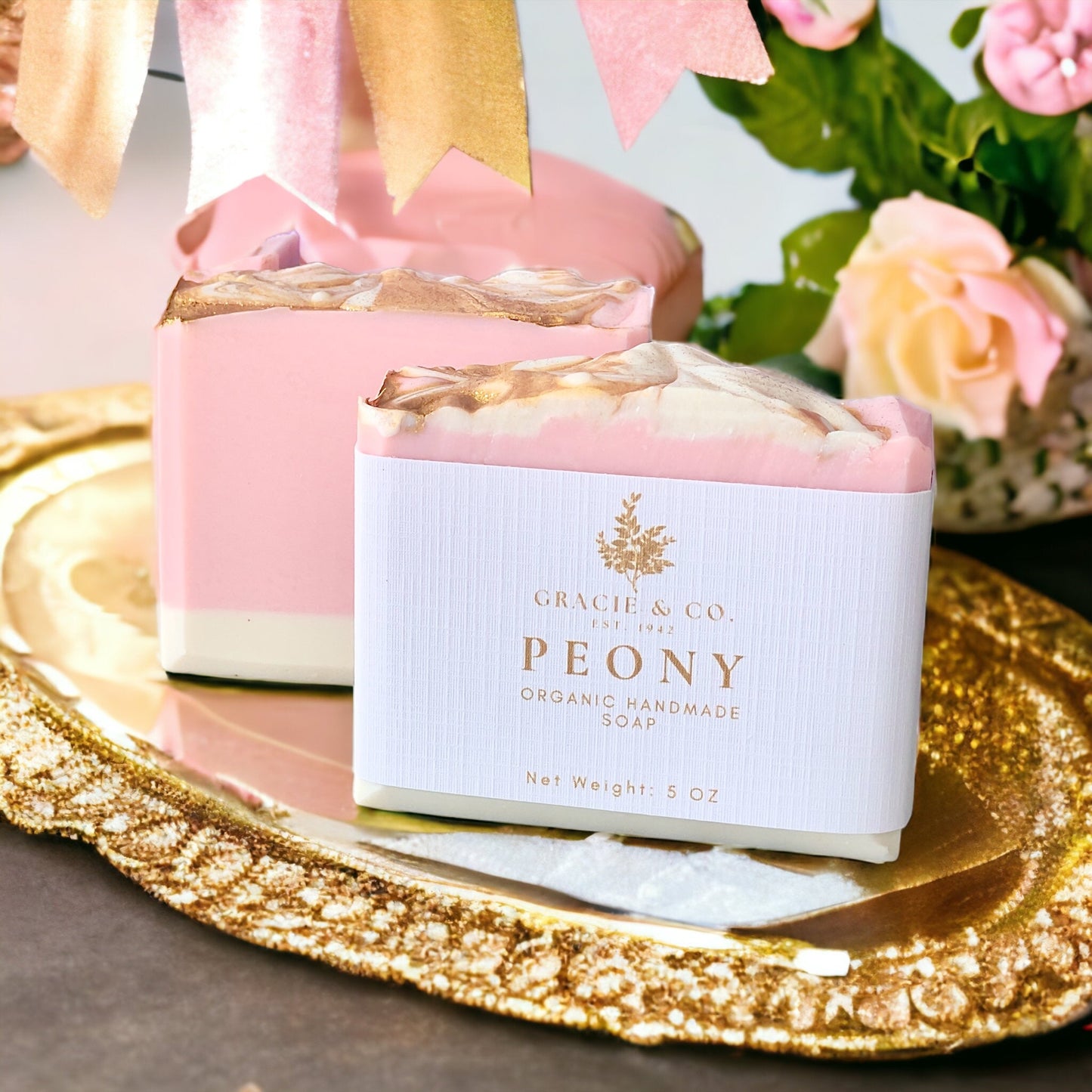 Pink Peony Shea Butter Soap