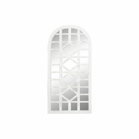 Wall mirror DKD Home Decor Crystal White MDF Wood Stripped (91 x 2,5 x