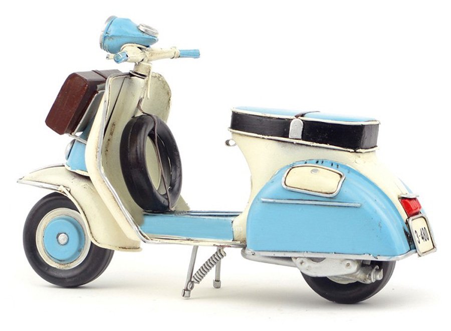 Antique Tin Model 1965 Vespa Scooter