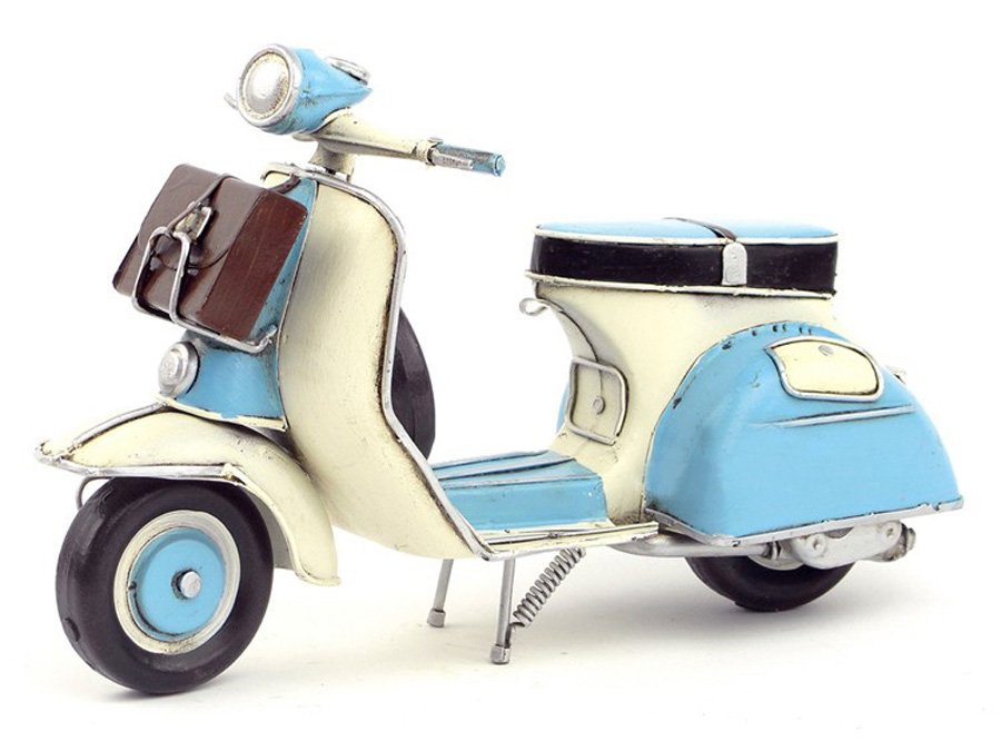 Antique Tin Model 1965 Vespa Scooter