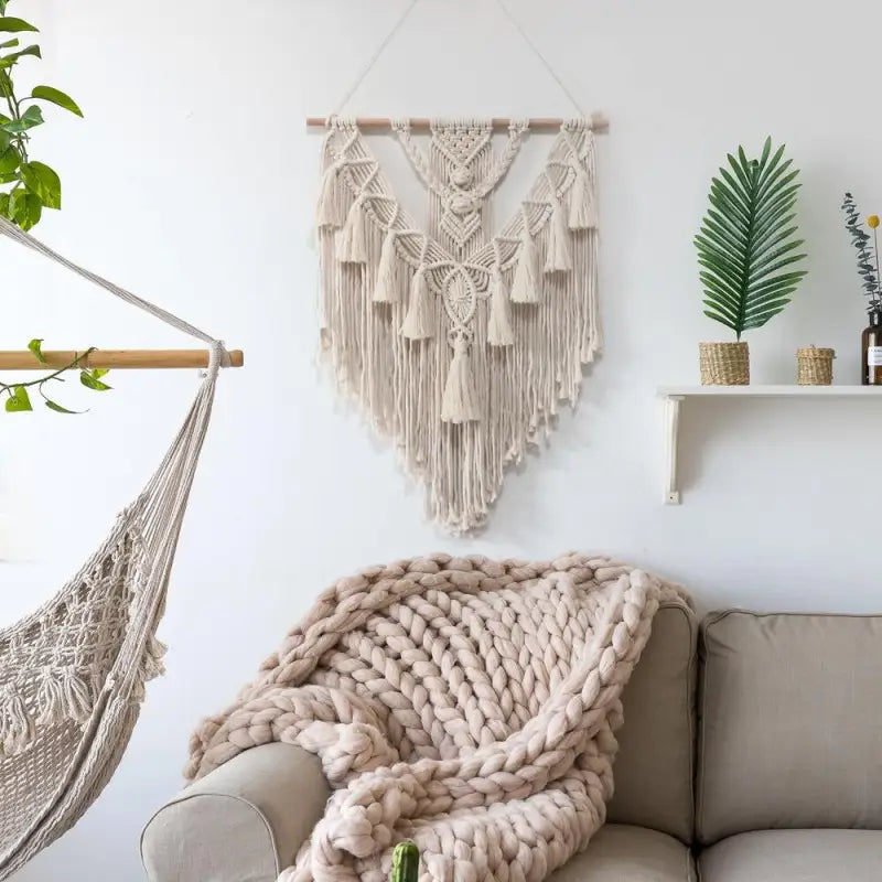 Hand Woven Macrame Wall Hanging